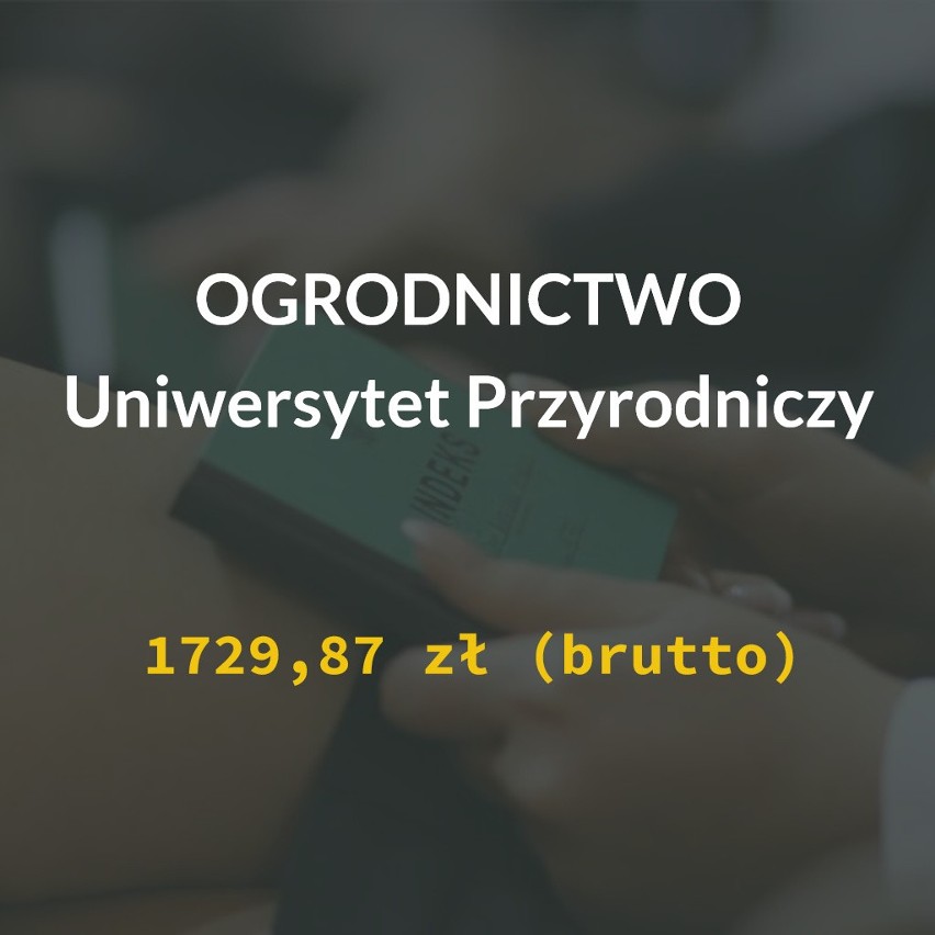 Absolwenci tych kierunków studiów nie zarabiają nawet 2000...