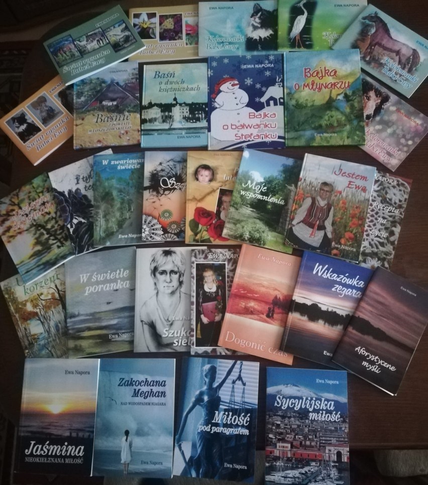 Ewa Napora ma swoim dorobku już 30 książek.