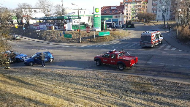 Policjant z Chełmna jadący radiowozem nie ustąpił pierwszeństwa przy Szosie Grudziądzkiej