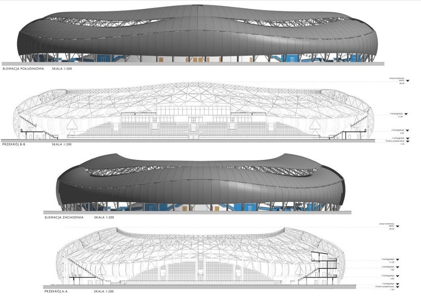 Nowy Sącz. Nowy stadion Sandecji ma pomieścić 8200 kibiców. Wkrótce poznamy szczegóły