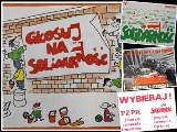 Unikalne plakaty i afisze z okresu kampanii na Kielecczyźnie przed wyborami 4 czerwca 1989 roku