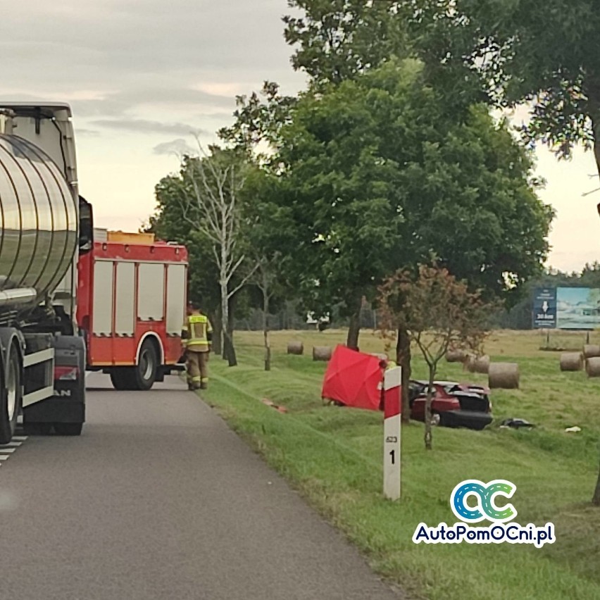 Śmiertelny wypadek na DK2 pod Białą Podlaską. Zginął kierowca lanosa