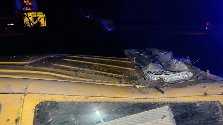 Kierowca tira spowodował wypadek na A1 pod Kutnem i uciekł. Jest poszukiwany
