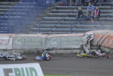 Fatalny wypadek podczas meczu Polonia - Lotos [zdjęcia]