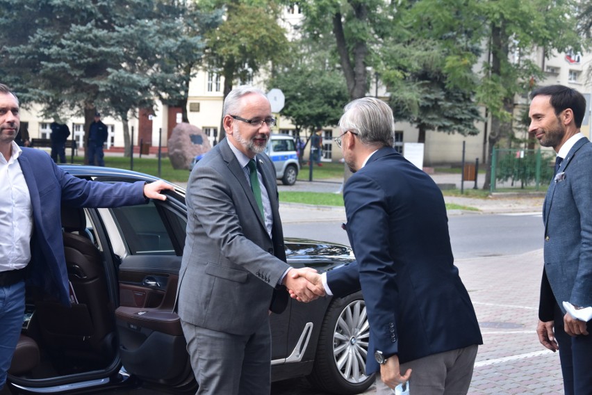 Minister zdrowia Adam Niedzielski w Szpitalu Powiatowym w Rypinie [zdjęcia]