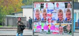 Wybory parlamentarne 2015. Walkę wyborczą widać na ulicach. Plakaty i banery niszczą na potęgę