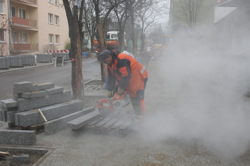 Remont na ulicy Mostnika w Słupsku.