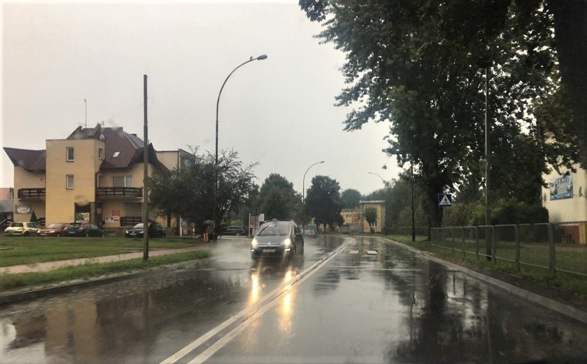 Deszcz w Kraśniku