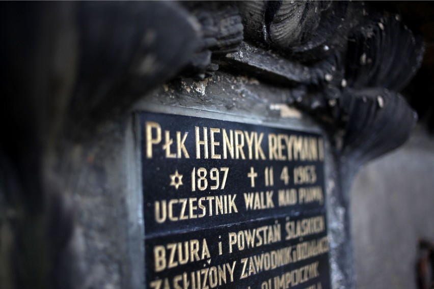 Grób Henryka Reymana na Cmentarzu Rakowickim.