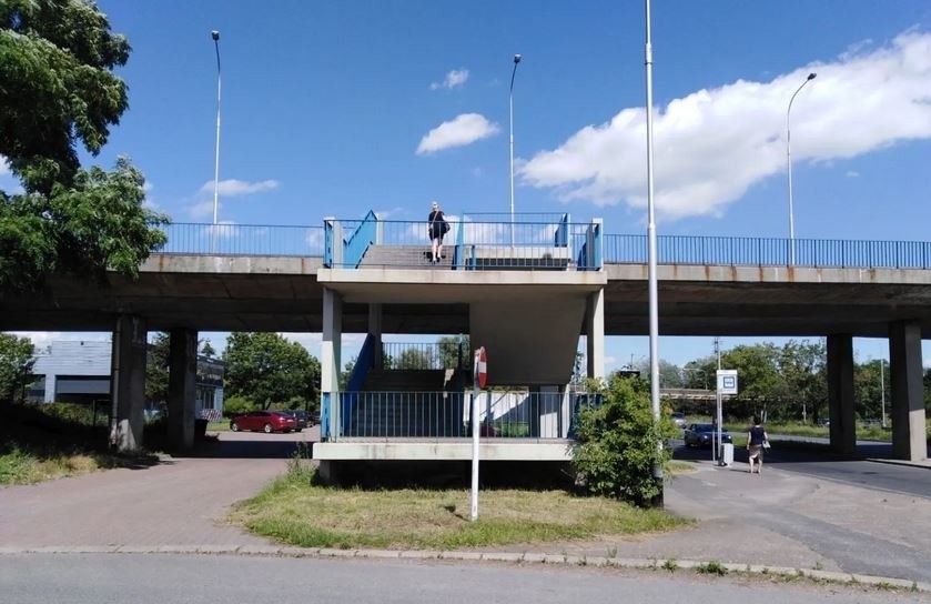 Wiadukt na ulicy Kowalskiej we Wrocławiu.