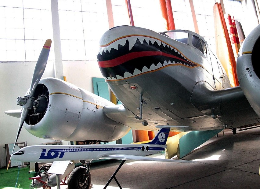 Eksponaty Muzeum Lotnictwa Polskiego