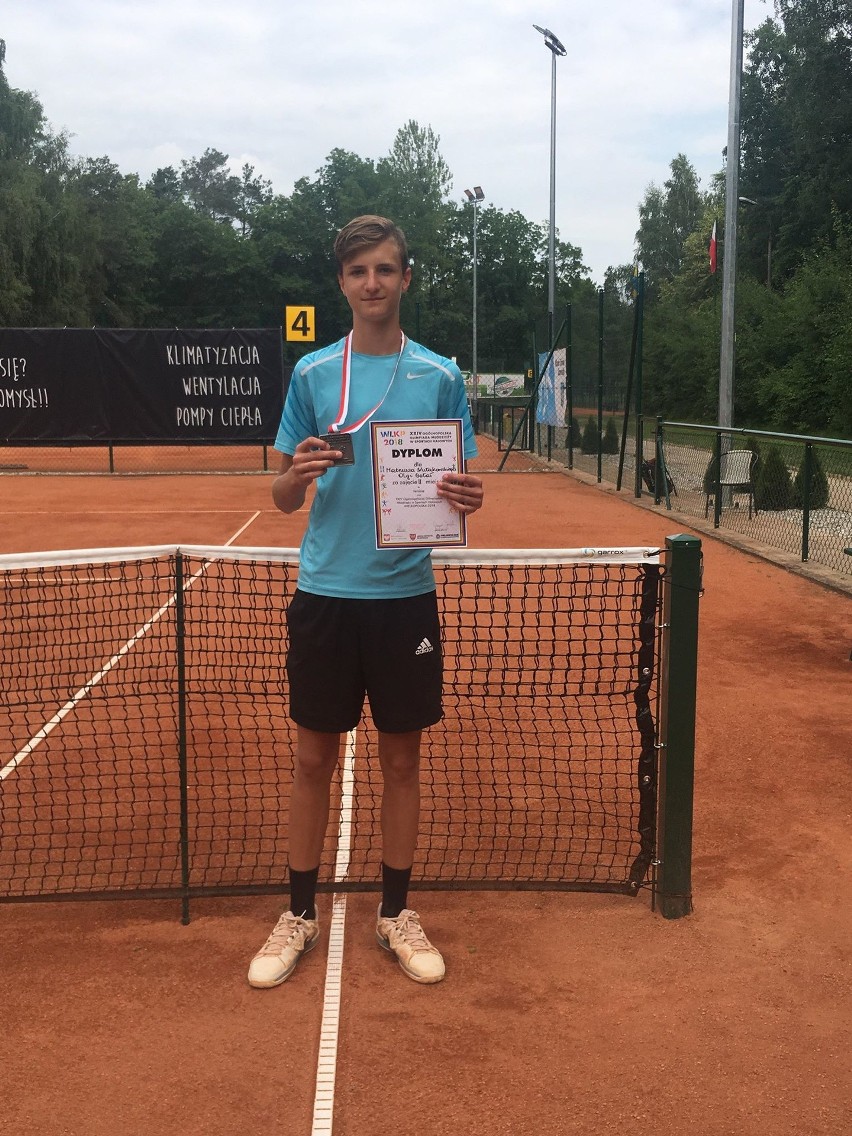 Tenis: Mateusz Kułakowski z Koszalina ze srebrem mistrzostw kraju 