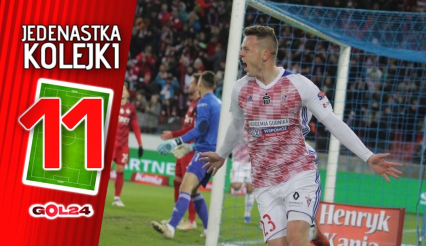 Mateusz Matras bohaterem Górnika Zabrze. Jedenastka 21. kolejki Lotto Ekstraklasy według GOL24 [GALERIA]