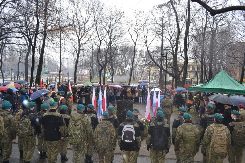 Sosnowiec: obchody Dnia Pamięci Żołnierzy Wyklętych [ZDJĘCIA]