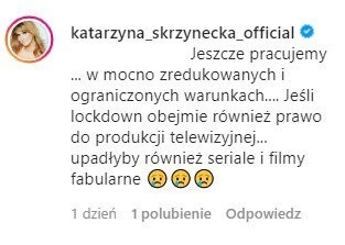 fot. Instagram.com/@katarzyna_skrzynecka_official