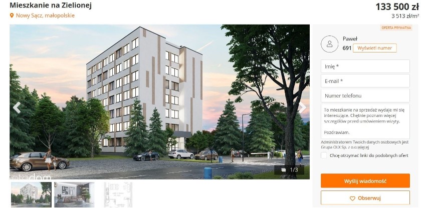 Nowy Sącz. Mieszkania w budynku WSB? Potencjalny inwestor sonduje rynek