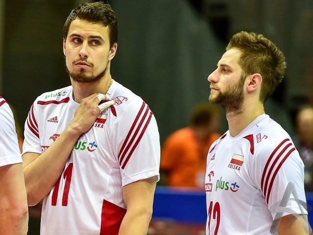 Rozgrywający reprezentacji Polski - Fabian Drzyzga i Grzegorz Łomacz 