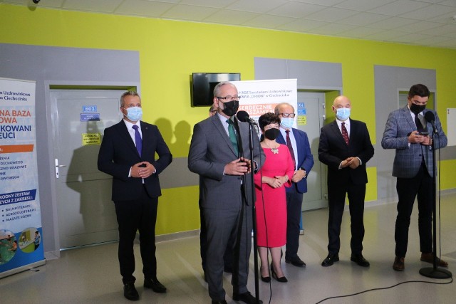 Dr Adam Niedzielski, Minister Zdrowia w Ciechocinku zapowiedział reformę systemu uzdrowiskowego.