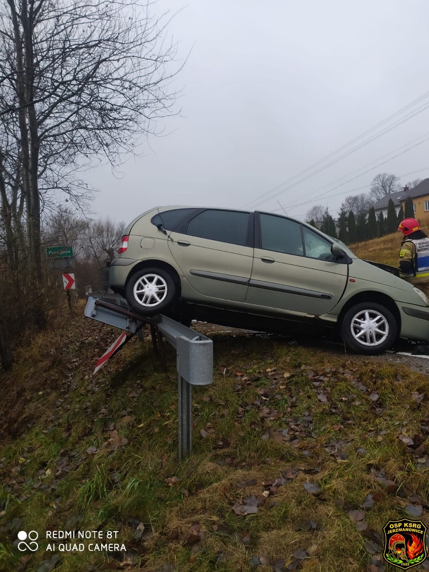 Wypadek na granicy Jerzmanowic i Czubrowic