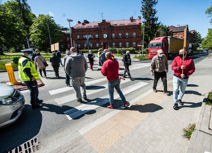 Mieszkańcy ul. Pileckiego w Koszalinie znowu protestowali [ZDJĘCIA, WIDEO]