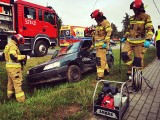 Groźny wypadek w Przeworsku. Jedna osoba trafiła do szpitala [ZDJĘCIA]