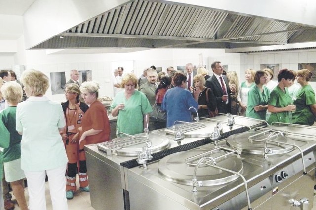 Na zakończenie wczorajszej uroczystości otwarcia kuchni firma Eurest Poland zaprosiła gości na bankiet.