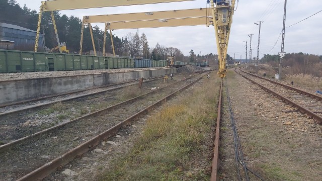 Stacja przeładunkowa w przygranicznej Werchracie.