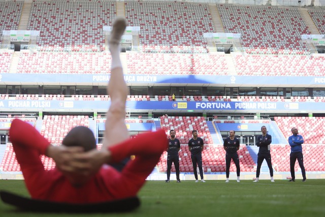 Trening Rakowa przed finałem Pucharu Polski