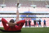 Raków Częstochowa ćwiczył na PGE Narodowym przed finałem Fortuna Pucharu Polski. Dobra sytuacja kadrowa [ZDJĘCIA]