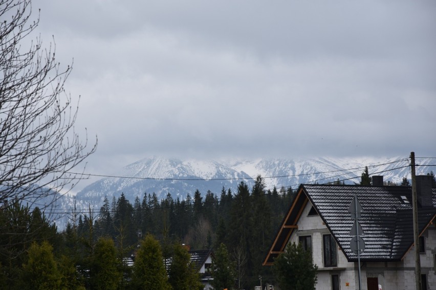 Podhale. Mamy maj, a poranek przywitał górali... śniegiem