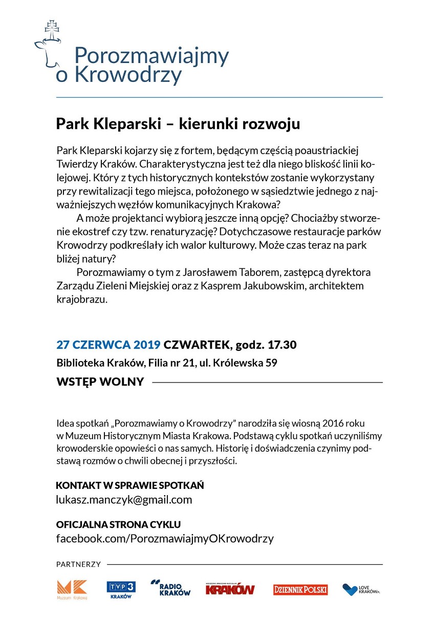 Kraków. Park Kleparski – jak go na nowo urządzić?