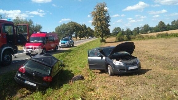 Na miejscu wtorkowego wypadku w Gołoszycach