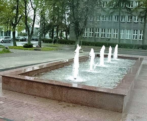 przy pomniku Piłsudskiego w Sokółce