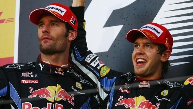 Fot. Red Bull : Mark Webber i Sebastian Vettel