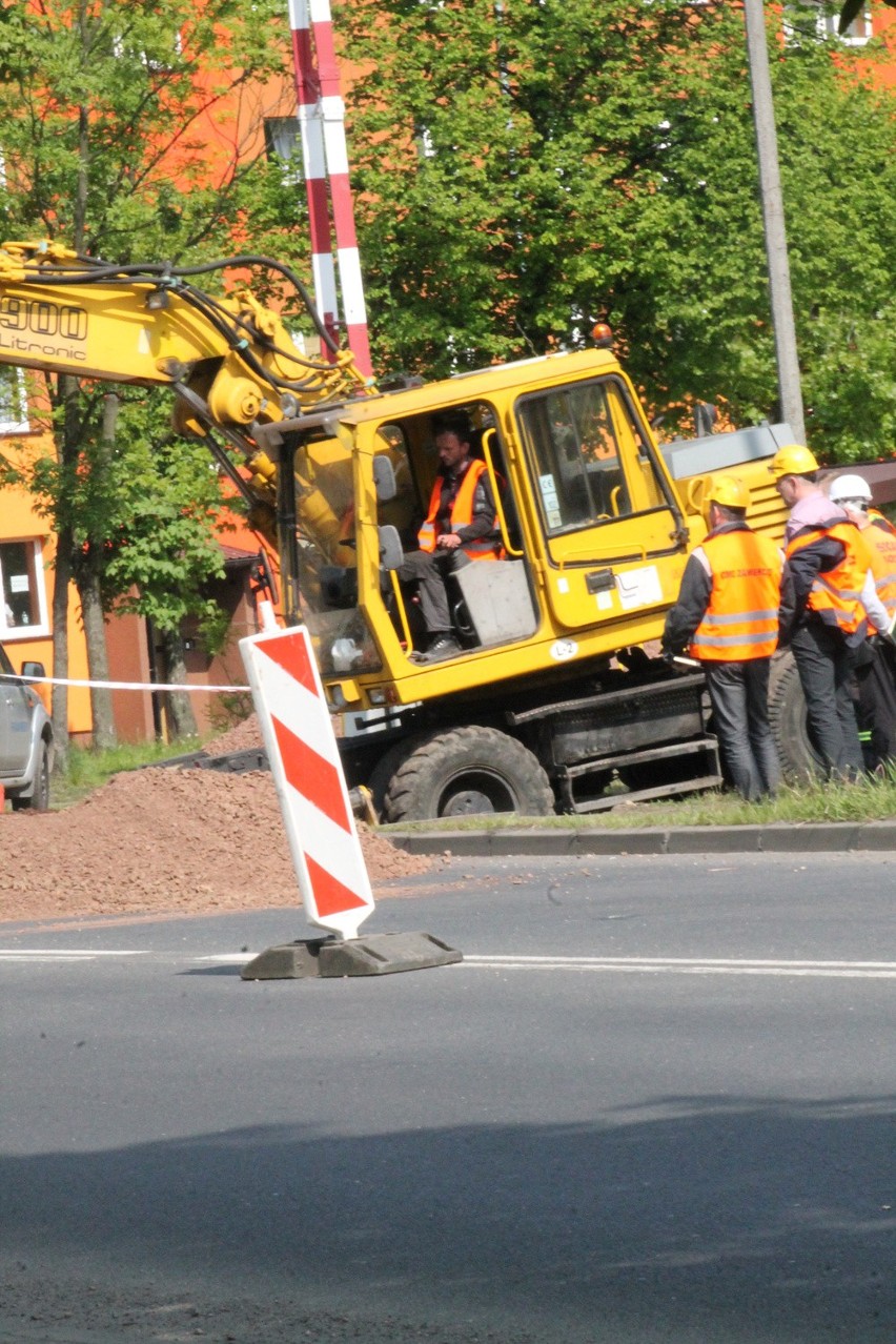 Uwaga! Ruch wahadłowy na DK78 w Zawierciu. Są korki [FOTO]