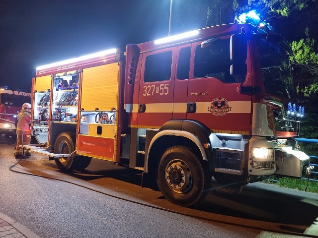 Pożar w Wielmoży w gminie Sułoszowa