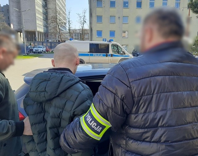 Podczas zatrzymania w Gdańsku 28-latek był kompletnie zaskoczony i nie stawiał oporu
