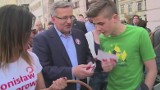 Komorowski radzi jak przeżyć za 2 tys.zł. "Zmienić pracę i wziąć kredyt" (wideo)