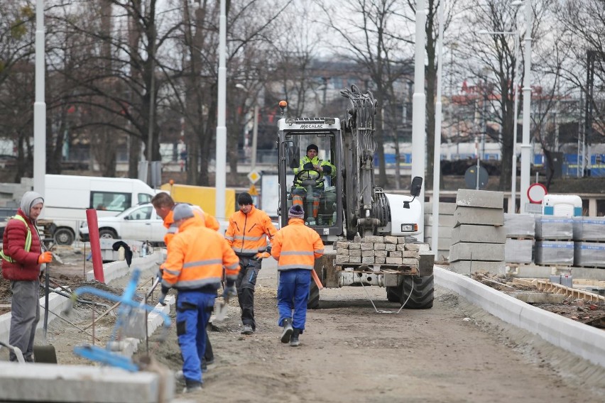 Remont ulicy Hubskiej, w akcji firma PD Ziajka