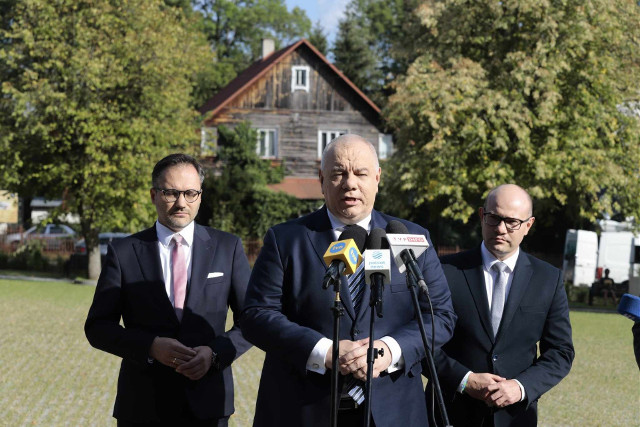 Sasin w Mielniku: Dbamy o bezpieczeństwo tej ziemi, aby mogła się rozwijać (zapis relacji)