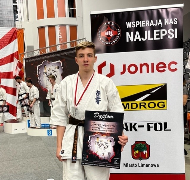 Karateka z Limanowej wicemistrzem Polski! "Kuba jest ewenementem" 