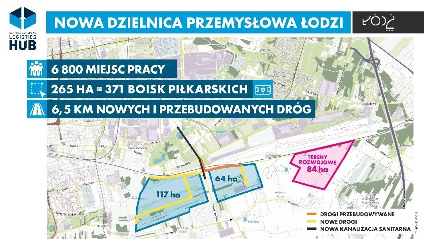 W Łodzi rośnie nowa dzielnica przemysłowa. Docelowo pracę znajdzie tam blisko 7 tys. osób