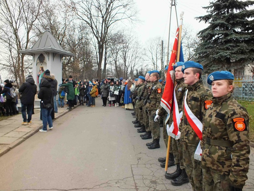 Tegoroczne uroczystości świętej Barbary przy kapliczce...