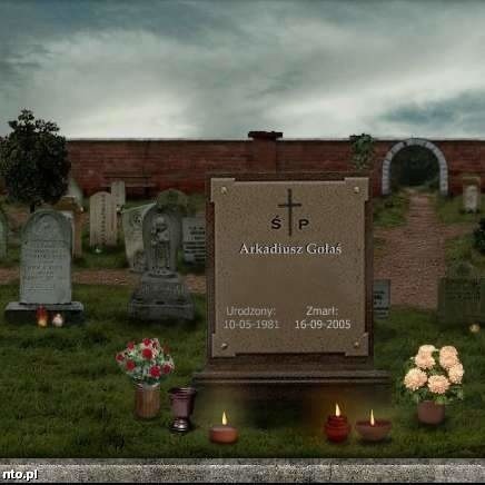 W wirtualnym cmentarzu jest m.in. grób siatkarza Arkadiusz...