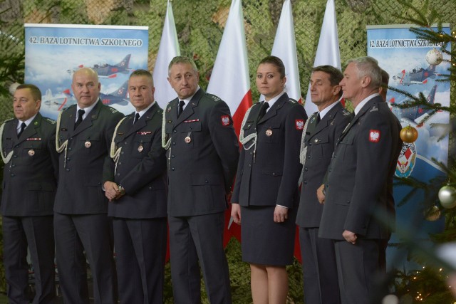 Spotkanie wigilijne w 42 Bazie Lotnictwa Szkolnego w Radomiu.