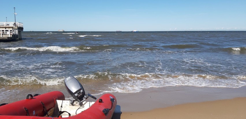 Nastolatek utonął w Gdańsku Brzeźnie 28.06.2019. Akcja...