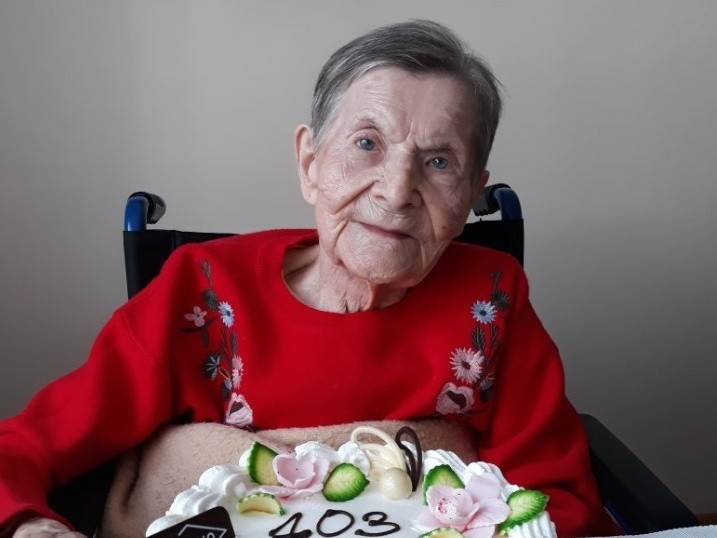Jedna z najstarszych słupszczanek obchodziła urodziny. Pani Anna Markowska skończyła 103 lata!