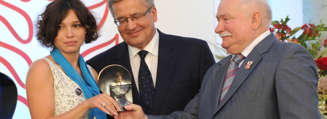Żanna Niemcową otrzymała Nagrodę Solidarności.