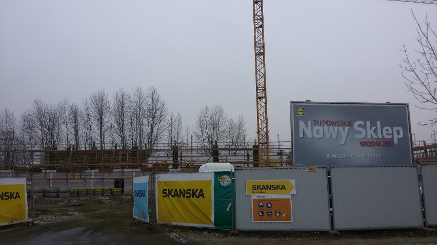 Nowy Lidl w Katowicach powstaje przy Wrocławskiej i Monte Cassino w Bogucicach. Otarcie: wiosną 2017