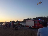 Akcja strażaków i policjantów w Morawicy. Poszukiwali mężczyzny, który zniknął w wodach zalewu. Znaleźli ciało